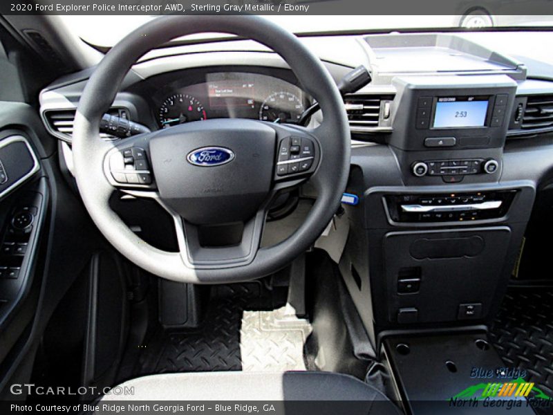 Sterling Gray Metallic / Ebony 2020 Ford Explorer Police Interceptor AWD
