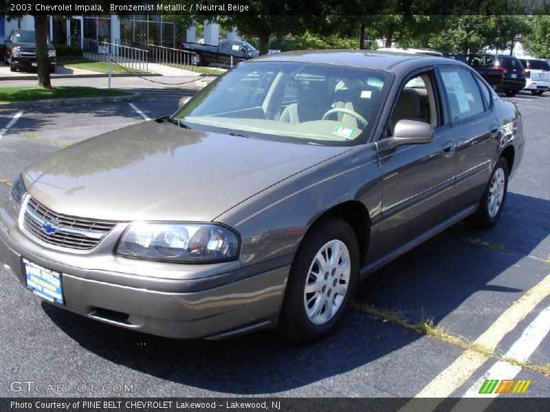 Bronzemist Metallic / Neutral Beige 2003 Chevrolet Impala