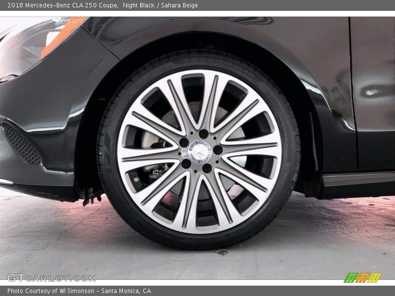 Night Black / Sahara Beige 2018 Mercedes-Benz CLA 250 Coupe