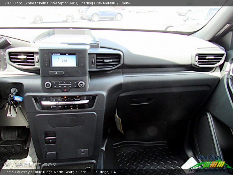 Sterling Gray Metallic / Ebony 2020 Ford Explorer Police Interceptor AWD