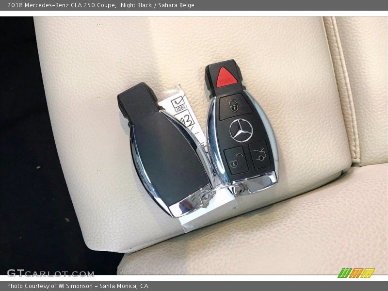 Night Black / Sahara Beige 2018 Mercedes-Benz CLA 250 Coupe