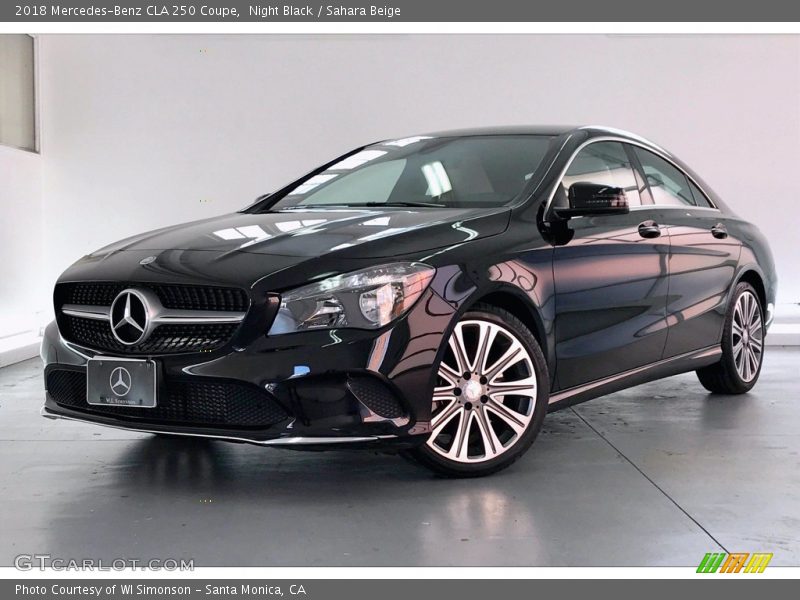 Night Black / Sahara Beige 2018 Mercedes-Benz CLA 250 Coupe
