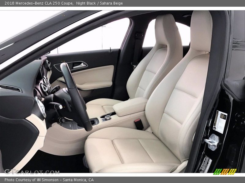 Night Black / Sahara Beige 2018 Mercedes-Benz CLA 250 Coupe
