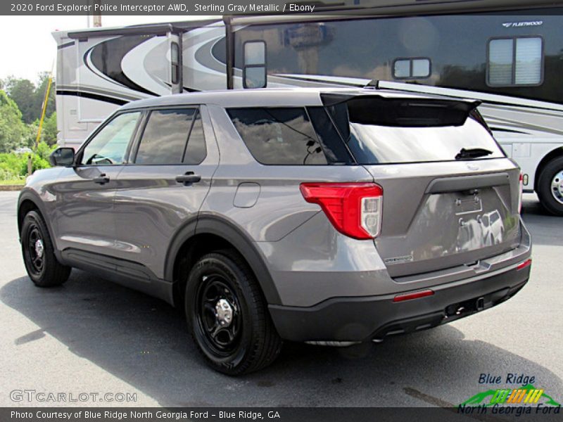 Sterling Gray Metallic / Ebony 2020 Ford Explorer Police Interceptor AWD