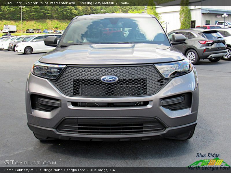 Sterling Gray Metallic / Ebony 2020 Ford Explorer Police Interceptor AWD