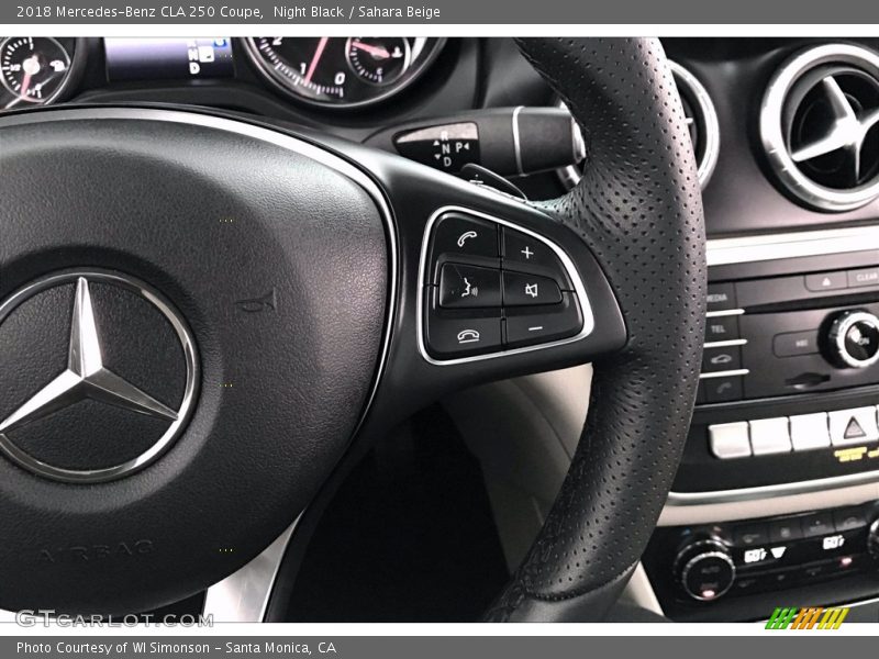 Night Black / Sahara Beige 2018 Mercedes-Benz CLA 250 Coupe