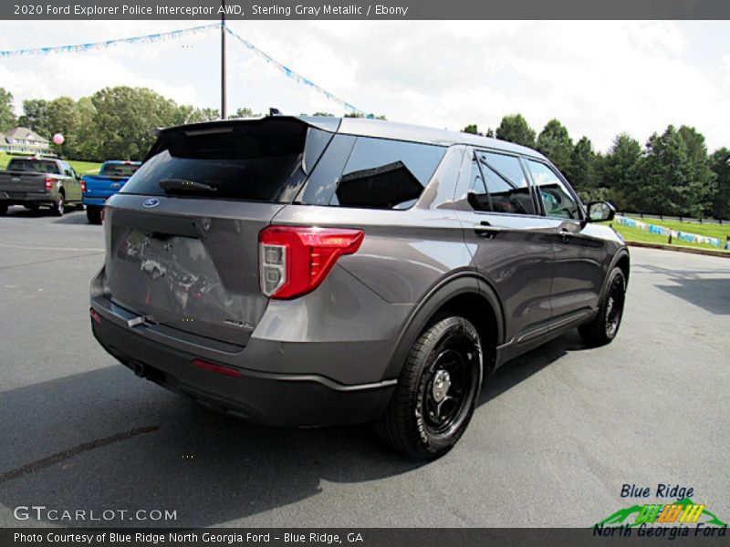 Sterling Gray Metallic / Ebony 2020 Ford Explorer Police Interceptor AWD