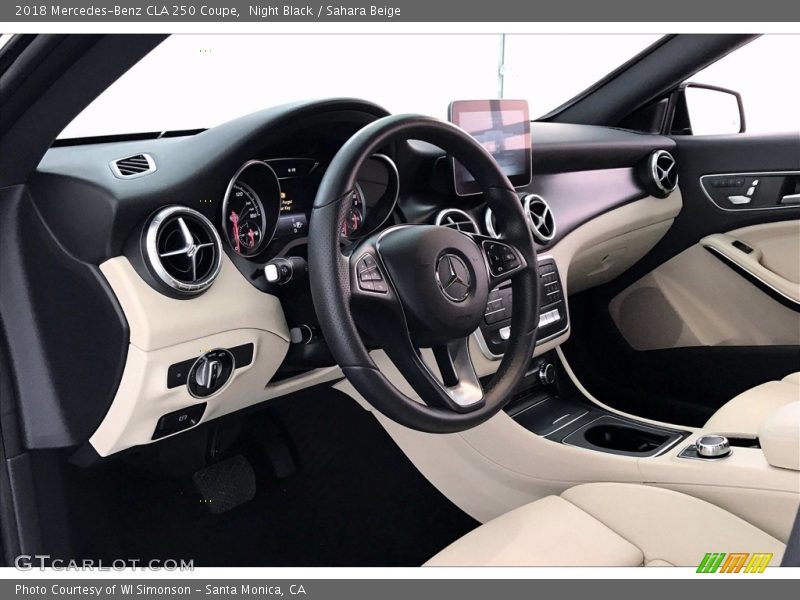 Night Black / Sahara Beige 2018 Mercedes-Benz CLA 250 Coupe