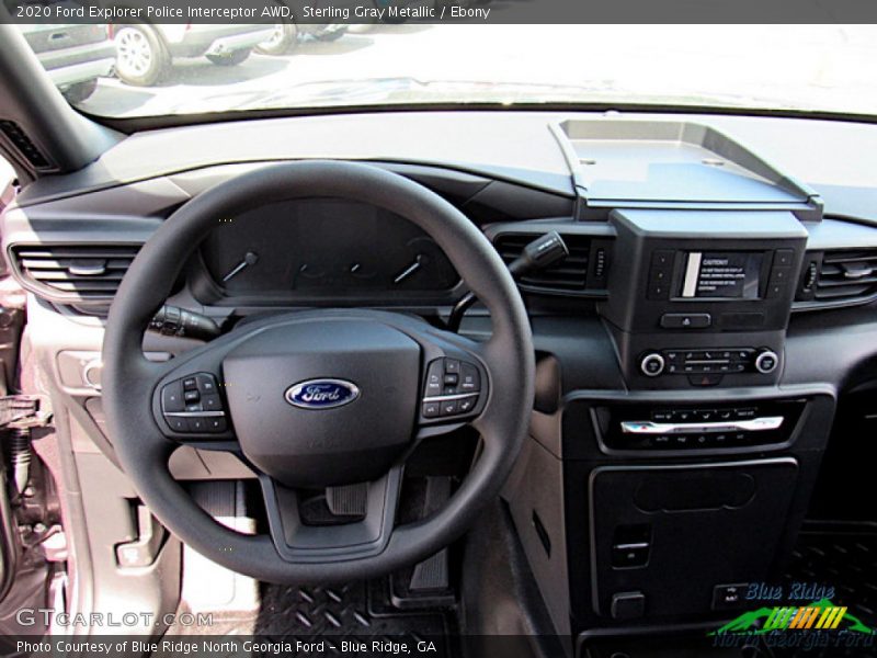 Sterling Gray Metallic / Ebony 2020 Ford Explorer Police Interceptor AWD