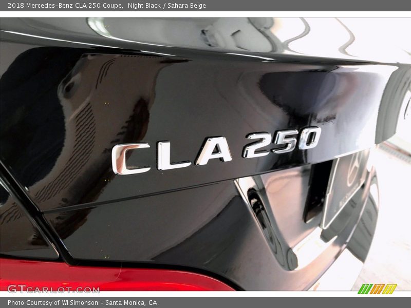 Night Black / Sahara Beige 2018 Mercedes-Benz CLA 250 Coupe