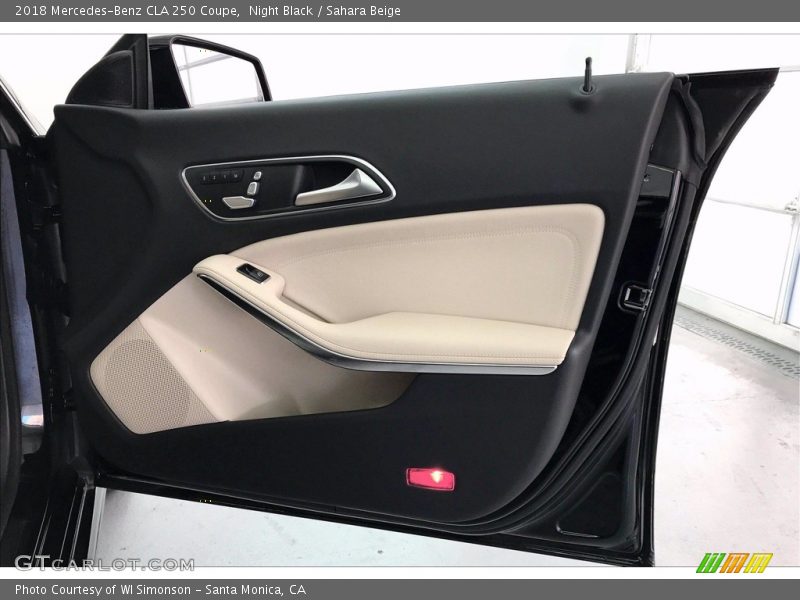 Night Black / Sahara Beige 2018 Mercedes-Benz CLA 250 Coupe