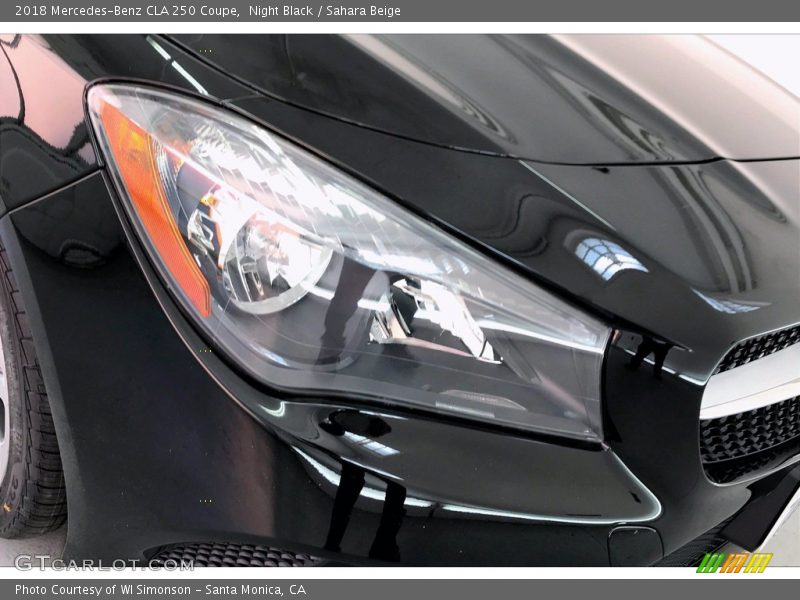 Night Black / Sahara Beige 2018 Mercedes-Benz CLA 250 Coupe