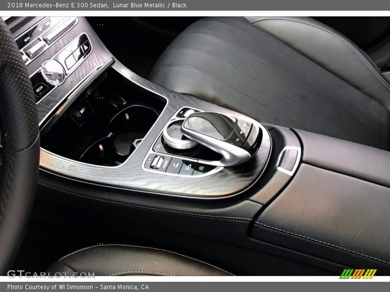 Lunar Blue Metallic / Black 2018 Mercedes-Benz E 300 Sedan