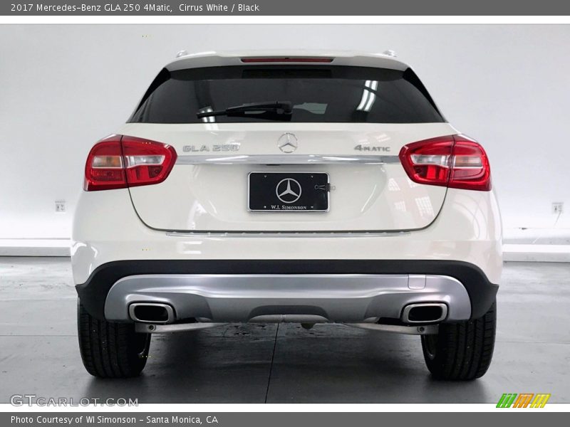 Cirrus White / Black 2017 Mercedes-Benz GLA 250 4Matic
