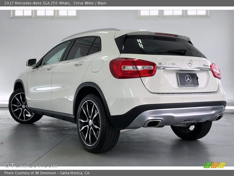 Cirrus White / Black 2017 Mercedes-Benz GLA 250 4Matic