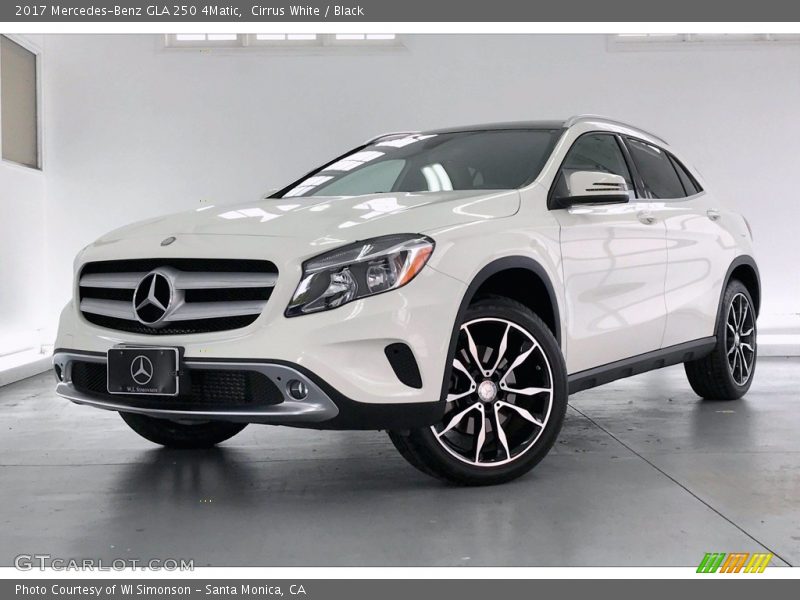 Cirrus White / Black 2017 Mercedes-Benz GLA 250 4Matic