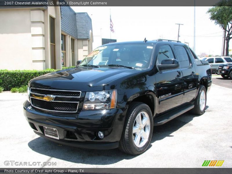 Black / Ebony/Light Cashmere 2007 Chevrolet Avalanche LS