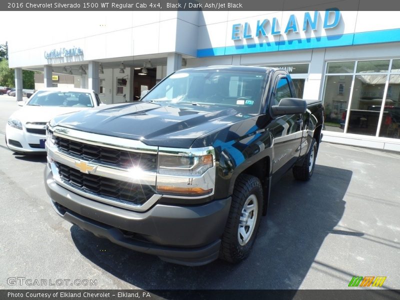 Black / Dark Ash/Jet Black 2016 Chevrolet Silverado 1500 WT Regular Cab 4x4