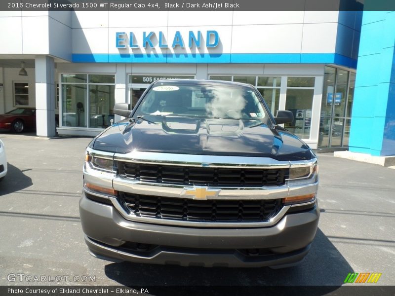 Black / Dark Ash/Jet Black 2016 Chevrolet Silverado 1500 WT Regular Cab 4x4