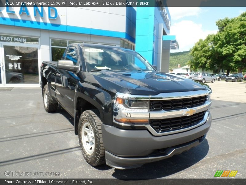 Black / Dark Ash/Jet Black 2016 Chevrolet Silverado 1500 WT Regular Cab 4x4