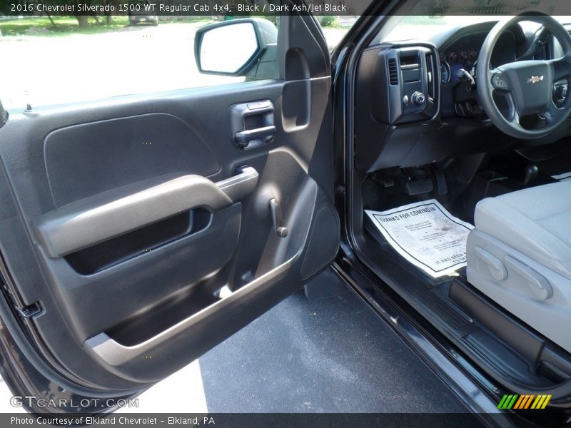 Black / Dark Ash/Jet Black 2016 Chevrolet Silverado 1500 WT Regular Cab 4x4