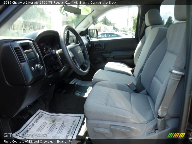 Black / Dark Ash/Jet Black 2016 Chevrolet Silverado 1500 WT Regular Cab 4x4