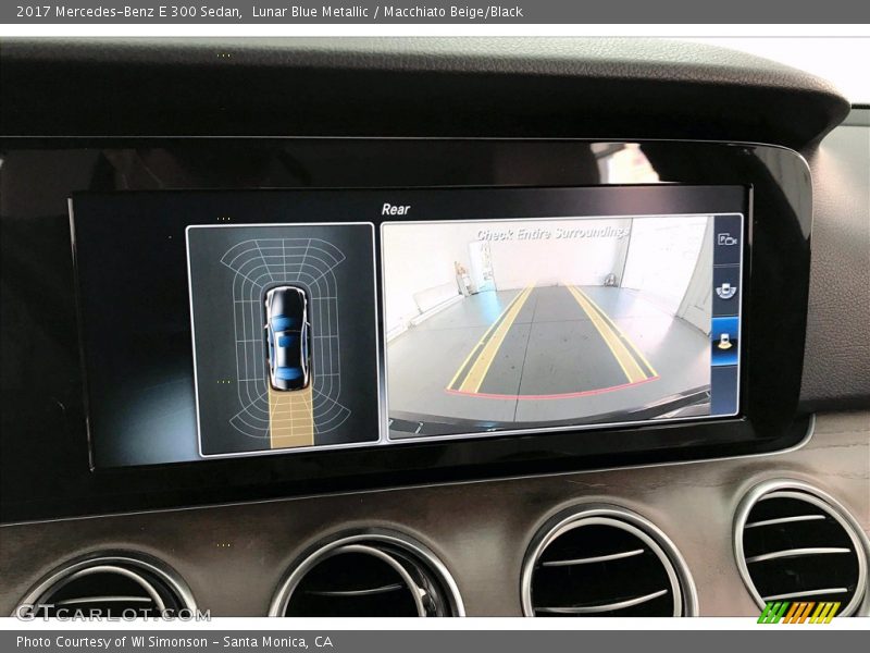 Lunar Blue Metallic / Macchiato Beige/Black 2017 Mercedes-Benz E 300 Sedan