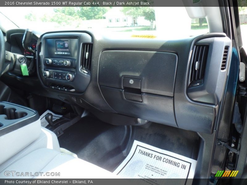 Black / Dark Ash/Jet Black 2016 Chevrolet Silverado 1500 WT Regular Cab 4x4