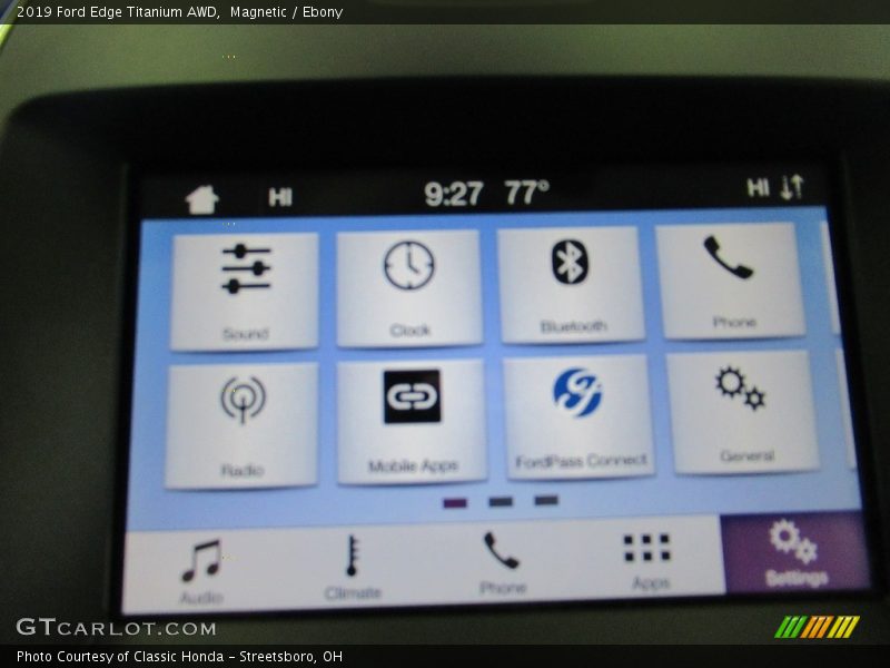 Magnetic / Ebony 2019 Ford Edge Titanium AWD