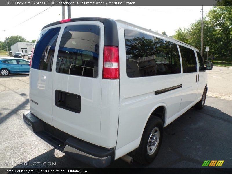 Summit White / Medium Pewter 2019 Chevrolet Express 3500 Passenger LT