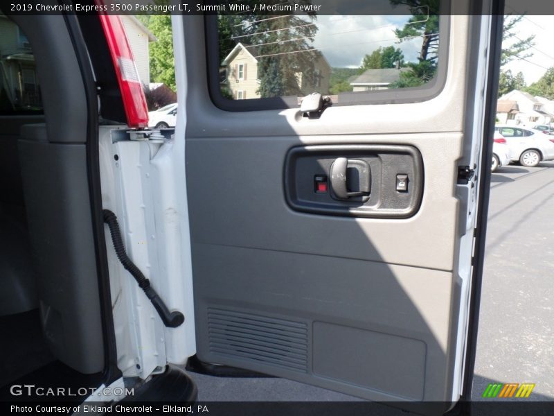 Summit White / Medium Pewter 2019 Chevrolet Express 3500 Passenger LT