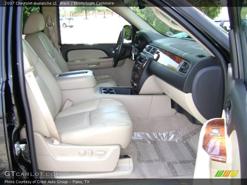 Black / Ebony/Light Cashmere 2007 Chevrolet Avalanche LS