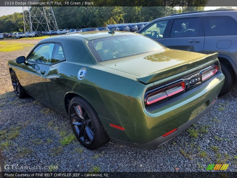 F8 Green / Black 2019 Dodge Challenger R/T Plus