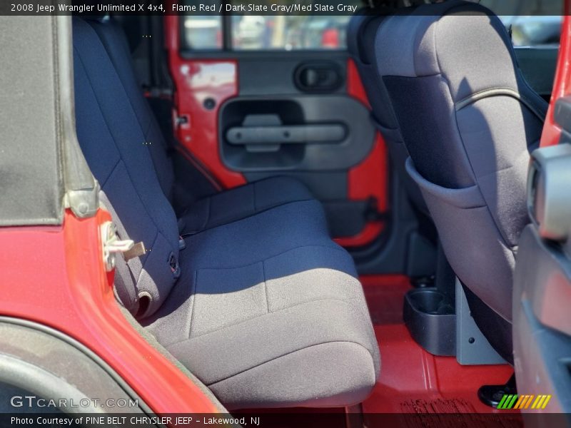 Flame Red / Dark Slate Gray/Med Slate Gray 2008 Jeep Wrangler Unlimited X 4x4