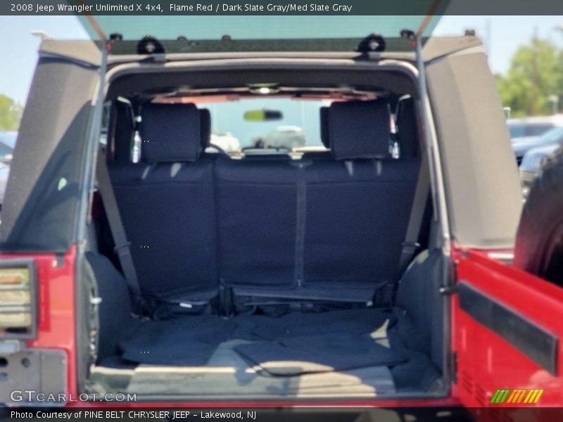 Flame Red / Dark Slate Gray/Med Slate Gray 2008 Jeep Wrangler Unlimited X 4x4