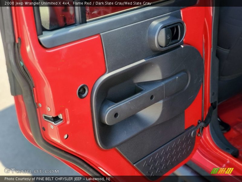 Flame Red / Dark Slate Gray/Med Slate Gray 2008 Jeep Wrangler Unlimited X 4x4