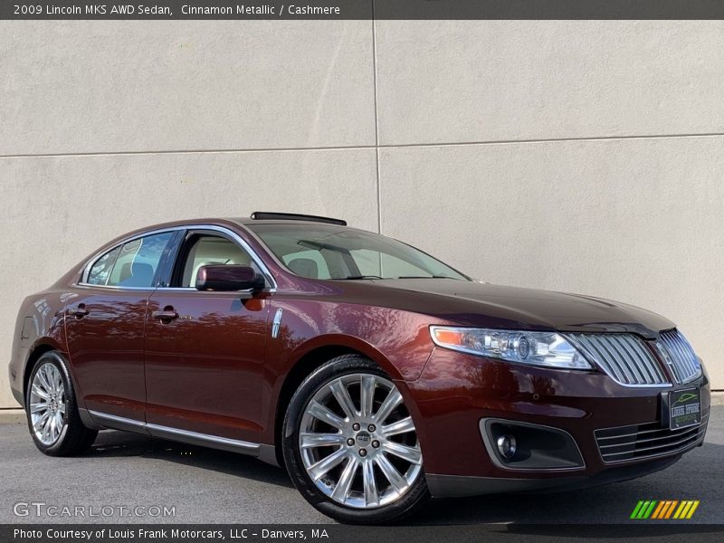 Cinnamon Metallic / Cashmere 2009 Lincoln MKS AWD Sedan