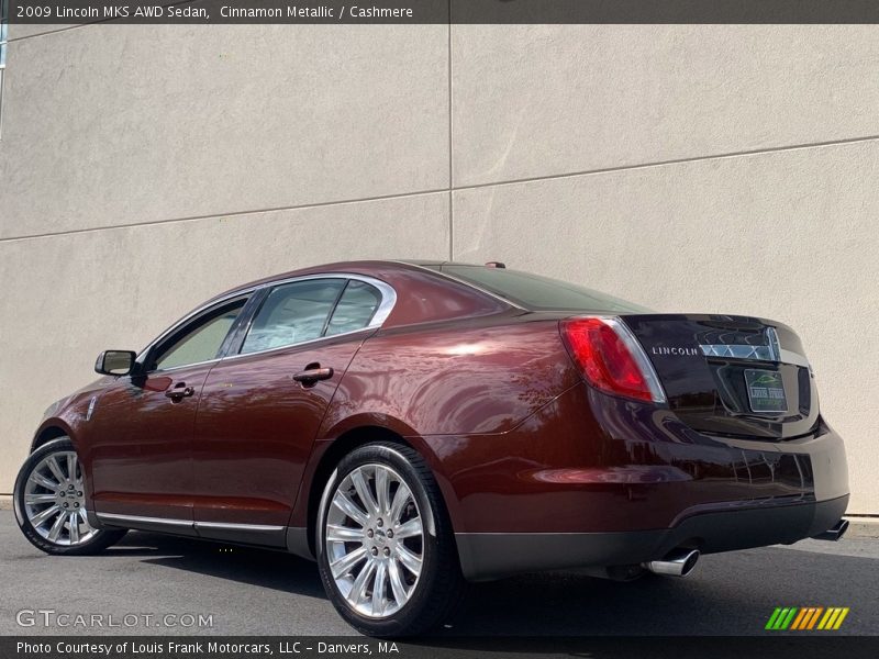 Cinnamon Metallic / Cashmere 2009 Lincoln MKS AWD Sedan