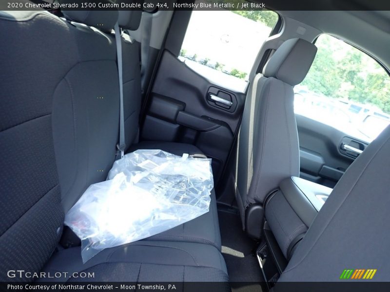 Northsky Blue Metallic / Jet Black 2020 Chevrolet Silverado 1500 Custom Double Cab 4x4