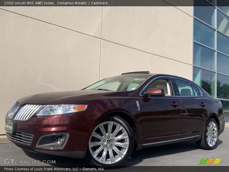 Cinnamon Metallic / Cashmere 2009 Lincoln MKS AWD Sedan