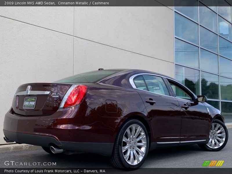 Cinnamon Metallic / Cashmere 2009 Lincoln MKS AWD Sedan