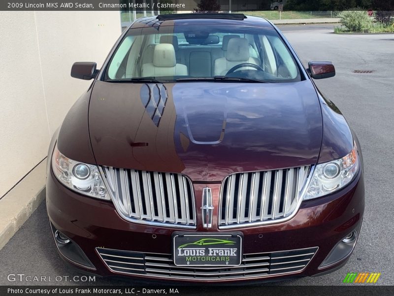 Cinnamon Metallic / Cashmere 2009 Lincoln MKS AWD Sedan