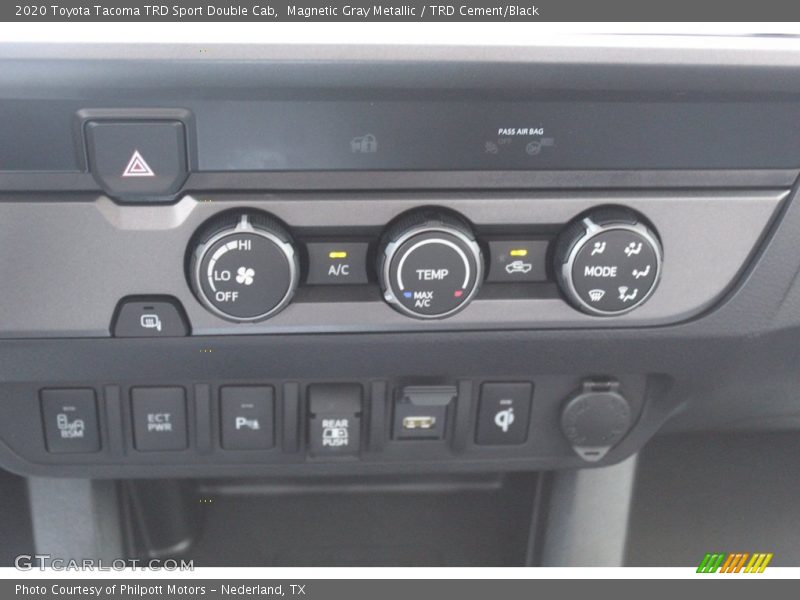 Controls of 2020 Tacoma TRD Sport Double Cab