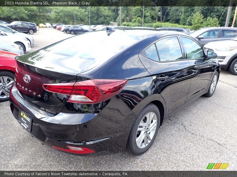 Phantom Black / Gray 2020 Hyundai Elantra SEL