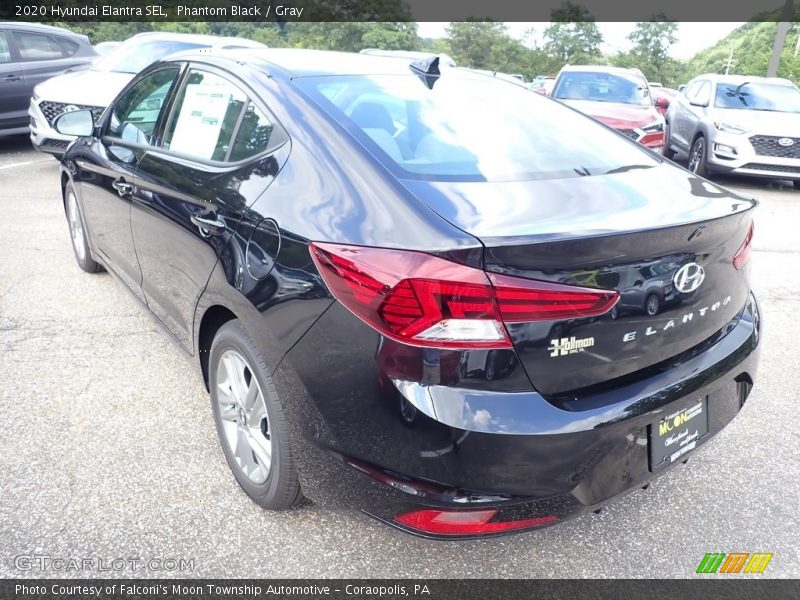 Phantom Black / Gray 2020 Hyundai Elantra SEL