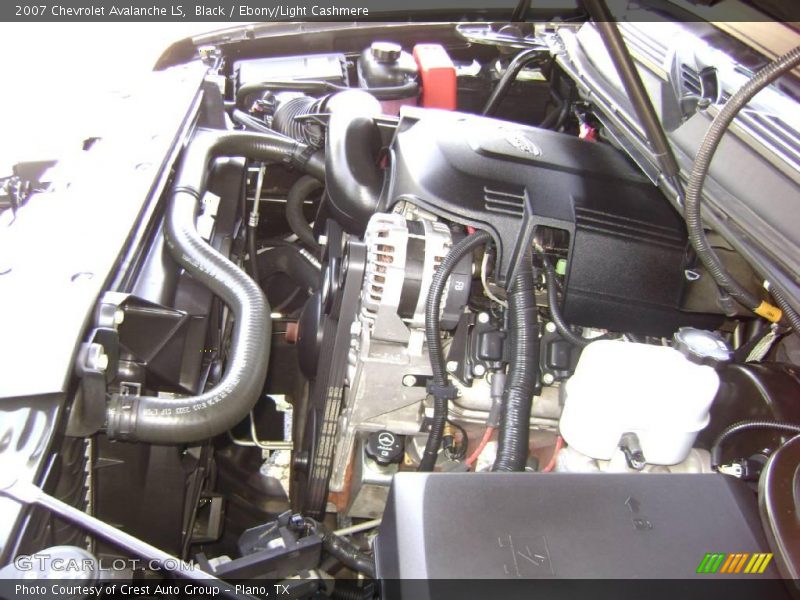 Black / Ebony/Light Cashmere 2007 Chevrolet Avalanche LS