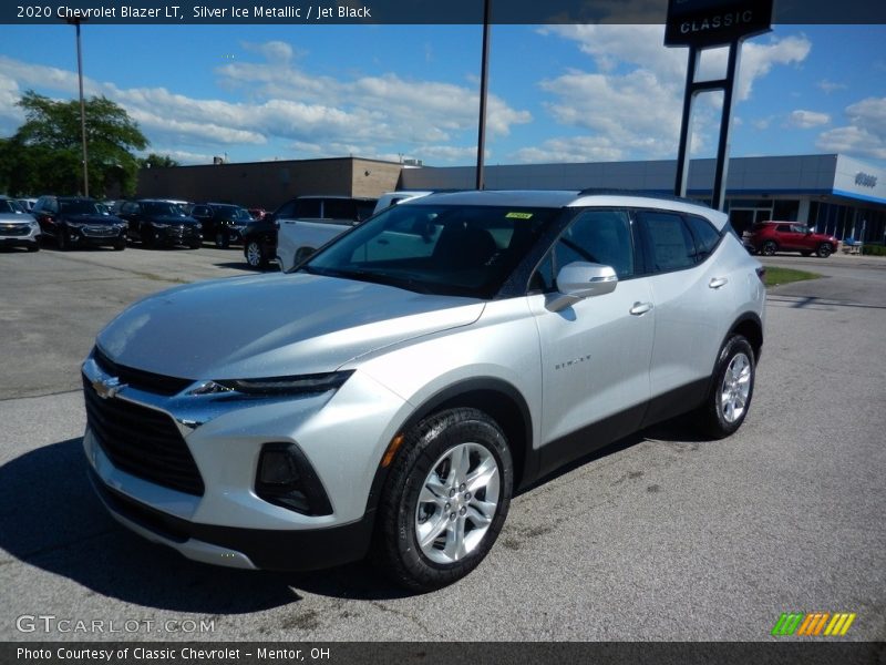Silver Ice Metallic / Jet Black 2020 Chevrolet Blazer LT