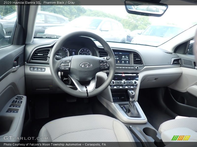 Phantom Black / Gray 2020 Hyundai Elantra SEL