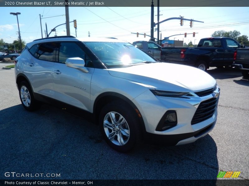Silver Ice Metallic / Jet Black 2020 Chevrolet Blazer LT