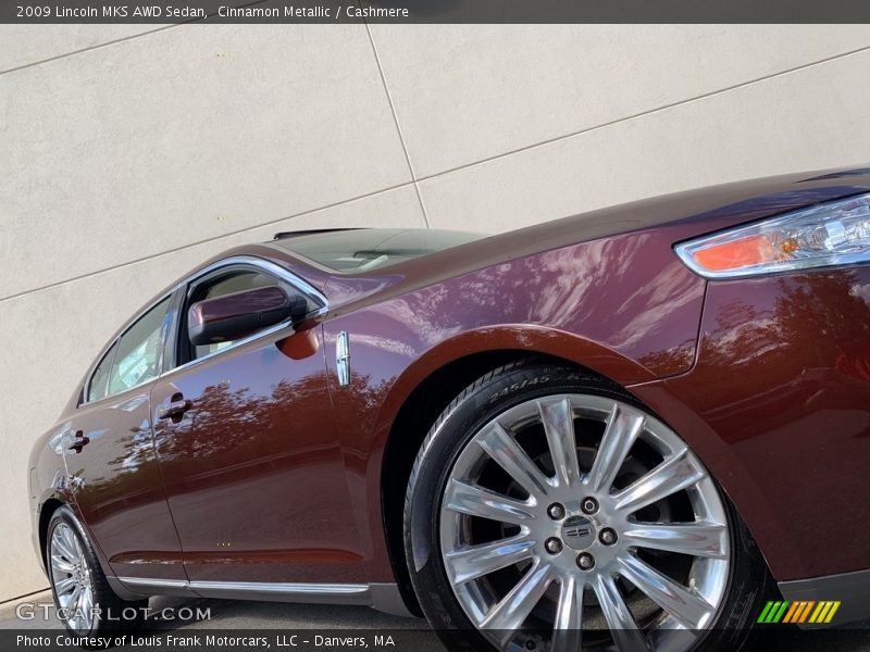 Cinnamon Metallic / Cashmere 2009 Lincoln MKS AWD Sedan